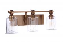 Craftmade 56403-SB - Romero 3 Light Vanity in Satin Brass