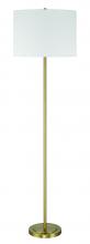 Craftmade 87010SB-F - Jones 1 Light Floor Lamp in Satin Brass