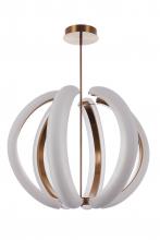 Craftmade 58891-SB-LED - Unwind Large LED Pendant in Satin Brass