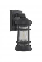 Craftmade ZA2304-TB-C - Resilience Small Outdoor Lantern in Textured Black, Clear Lens