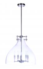 Craftmade 55895-BNK - Chardonnay 5 Light Pendant in Brushed Polished Nickel