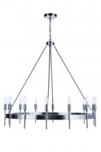 Craftmade 54314-BNK - Larrson 14 Light Chandelier in Brushed Polished Nickel