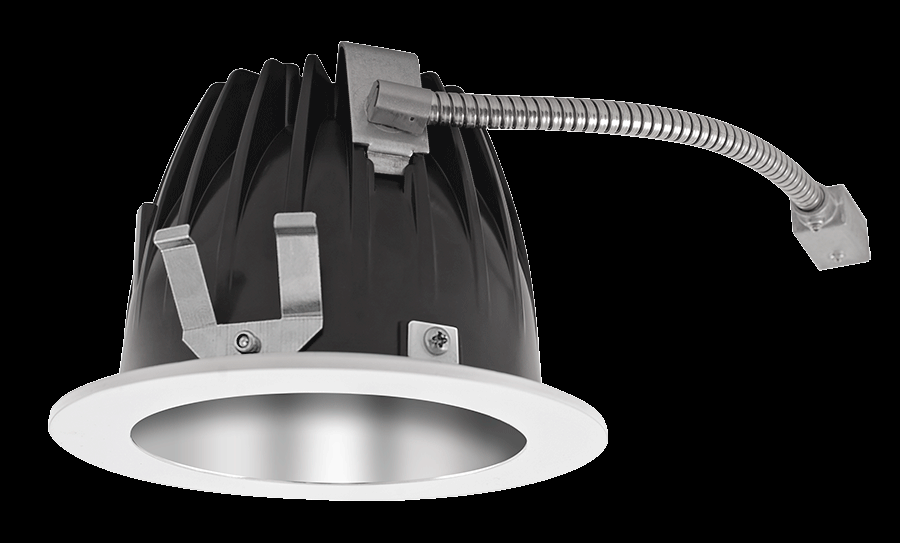 RECESSED DOWNLIGHTS 20 LUMENS NDLED6RD 6 INCH ROUND UNIVERSAL DIMMING 80 DEGREE BEAM SPREAD 4000K