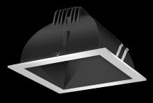 RAB Lighting NDLED4SD-WYNHC-B-S - RECESSED DOWNLIGHTS 12 LUMENS NDLED4SD 4 INCH SQUARE UNIVERSAL DIMMING WALL WASHER BEAM SPREAD 350