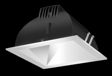 RAB Lighting NDLED6SD-80YYHC-M-S - RECESSED DOWNLIGHTS 20 LUMENS NDLED6SD 6 INCH SQUARE UNIVERSAL DIMMING 80 DEGREE BEAM SPREAD 2700K