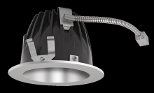 RAB Lighting NDLED6RD-80YNHC-S-S - RECESSED DOWNLIGHTS 20 LUMENS NDLED6RD 6 INCH ROUND UNIVERSAL DIMMING 80 DEGREE BEAM SPREAD 3500K