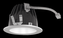 RAB Lighting NDLED4RD-80Y-W-S - RECESSED DOWNLIGHTS 12 LUMENS NDLED4RD 4 INCH ROUND UNIVERSAL DIMMING 80 DEGREE BEAM SPREAD 3000K