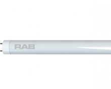 RAB Lighting T8-8-24G-840-DIR USA - LED T8 2FT 8W 1250LM 4000K  TYPE A BAA G13 GLASS