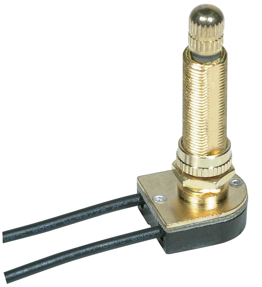 On-Off Metal Rotary Switch; 1-1/2&#34; Metal Bushing; Single Circuit; 6A-125V, 3A-250V Rating;