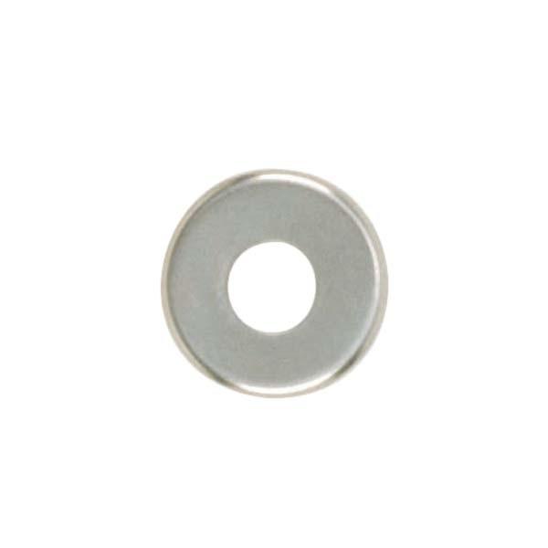 Turned Brass Check Ring; 1/8 IP Slip; Nickel Plated Finish; 1&#34; Diameter