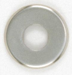 Steel Check Ring; Curled Edge; 1/8 IP Slip; Nickel Plated Finish; 1-1/2&#34;