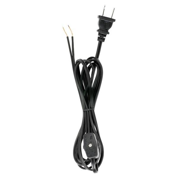 8 Ft. Cord Sets with Line Switches All Cord Sets - Molded Plug Tinned tips 3/4&#34; Strip with