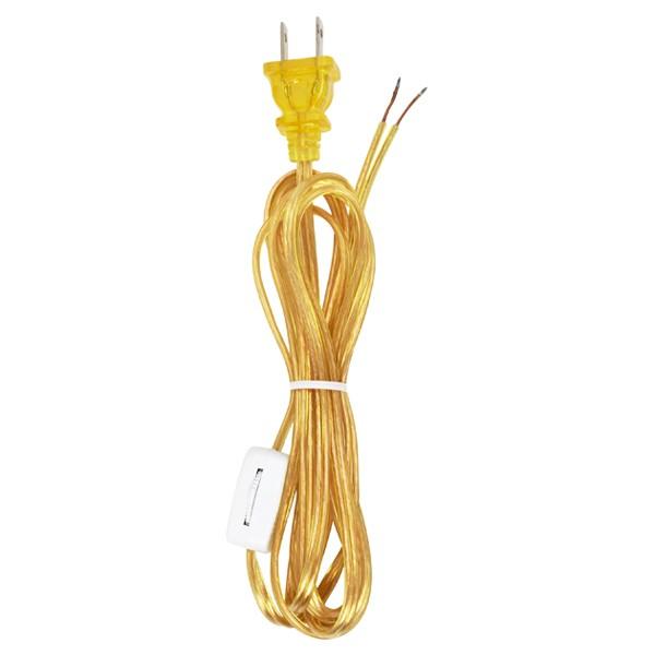 8 Ft. Cord Sets with Line Switches All Cord Sets - Molded Plug Tinned tips 3/4&#34; Strip with