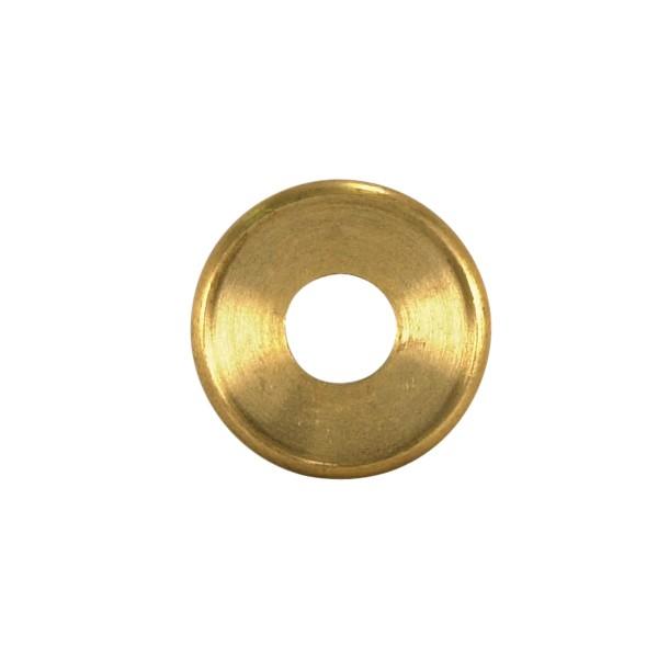 Turned Brass Check Ring; 1/8 IP Slip; Unfinished; 3/4&#34; Diameter