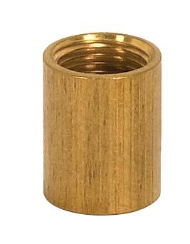 Brass Coupling; 5/8&#34; Long; 1/8 IP; Unfinished