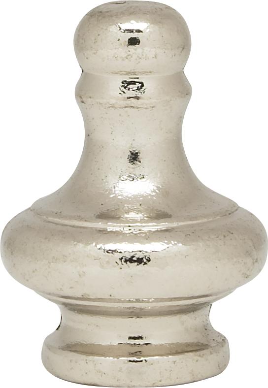 Large Pyramid Knob; 1-1/4&#34; Height; 1/8 IP; Polished Chrome Finish