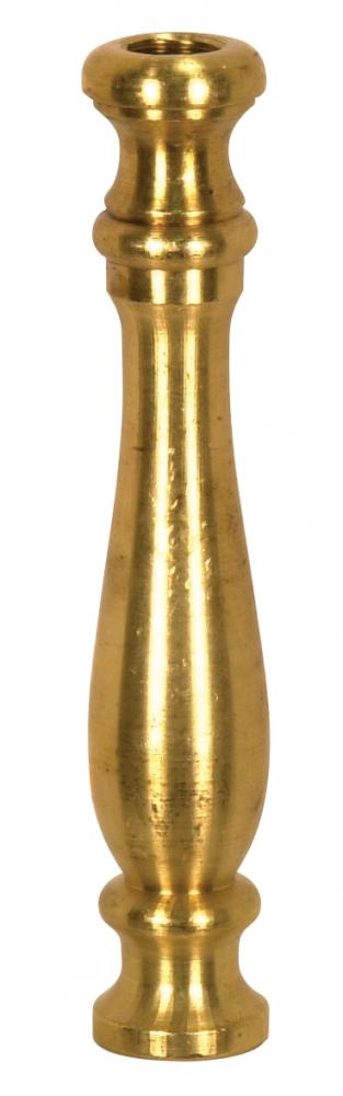 Solid Brass Neck And Spindle; Unfinished; 3/4&#34; x 4-1/8&#34;; 1/8 IP Tapped