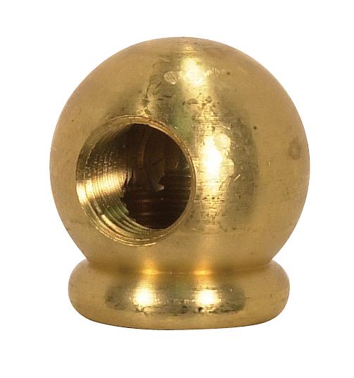 Brass Large Elbow; Unfinished; 1-1/8&#34; x 1-3/16&#34;; 1/4 IP x 1/4 IP