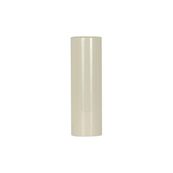 Plastic Candle Cover; Cream Plastic; 1-3/16&#34; Inside Diameter; 1-1/4&#34; Outside Diameter;