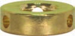 Shade Rings; 10 Gauge; 3/4&#34; Diameter; 4 Hole Brass Plated