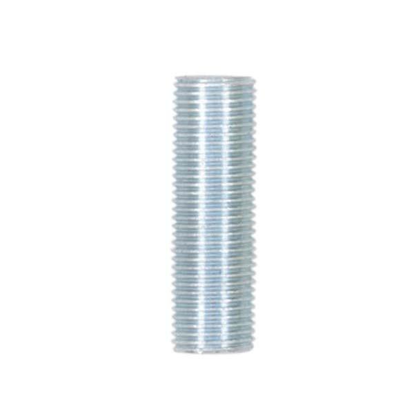 1/8 IP Steel Nipple; Zinc Plated; 1-7/8&#34; Length; 3/8&#34; Wide