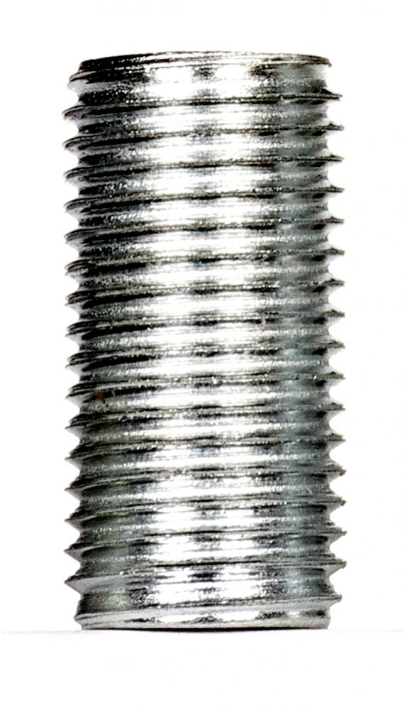 1/4 IP Steel Nipple; Zinc Plated; 1&#34; Length; 1/2&#34; Wide