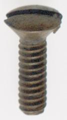 Steel Switchplate Screw; 6/32; Antique Brass Finish; 1/2&#34; Length