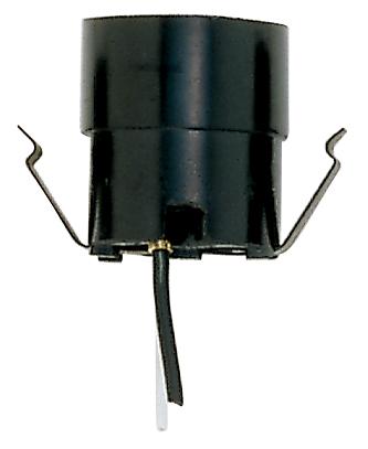 Snap-In Socket For 3 1/4&#34;- 4&#34; Holders; 8&#34; AWM Leads; 1-1/2&#34; Height; 1-1/4&#34;