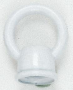 1&#34; Female Loops; 1/8 IP With Wireway; 10lbs Max; White Finish