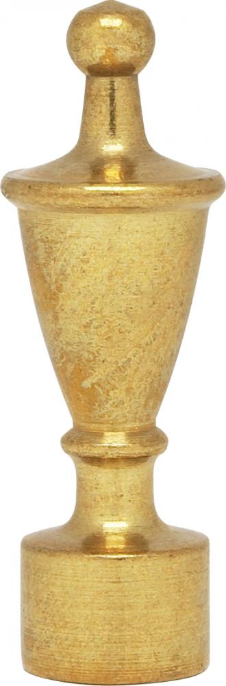 Urn Finial; 1-3/4&#34; Height; 1/8 IP; Burnished And Lacquered