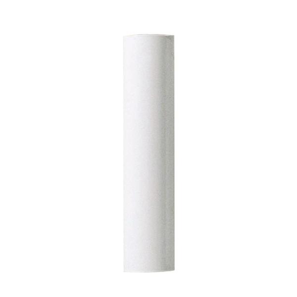 Plastic Candle Cover; White Plastic; 13/16&#34; Inside Diameter; 7/8&#34; Outside Diameter;
