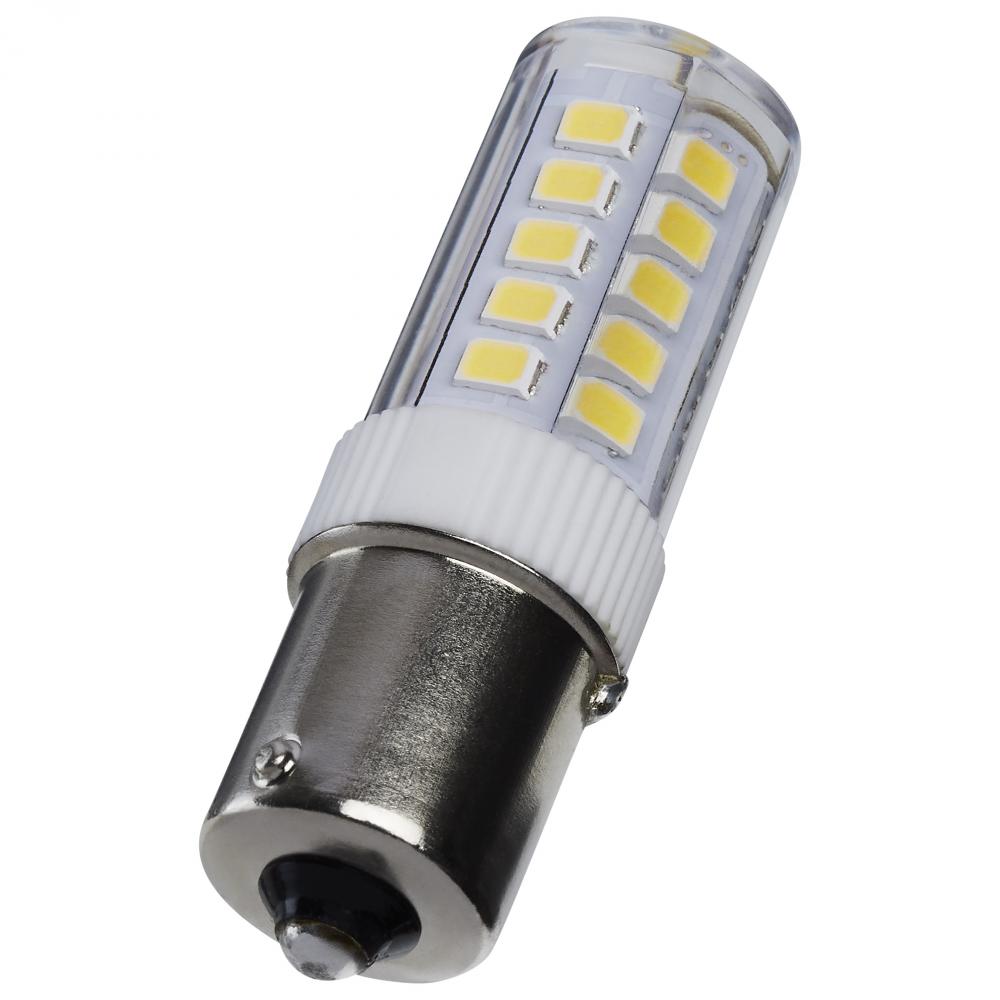 4.5 Watt Mini LED; Bayonet Single Contact Base; 5000K; Clear Finish; 120 Volt