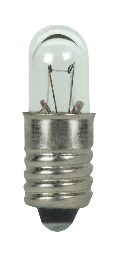 1.12 Watt miniature; T1 3/4; 4000 Average rated hours; Midget Screw base; 28 Volt