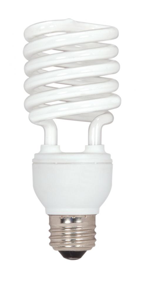 26 Watt; Mini Spiral Compact Fluorescent; 4100K; 82 CRI; Medium base; 120 Volt