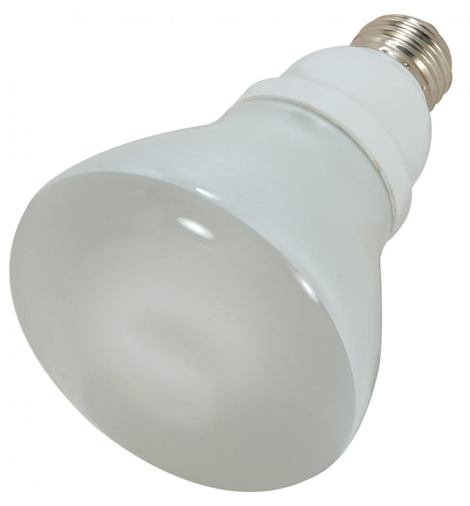 15 Watt; R30 Compact Fluorescent; 2700K; 82 CRI; Medium base; 120 Volt