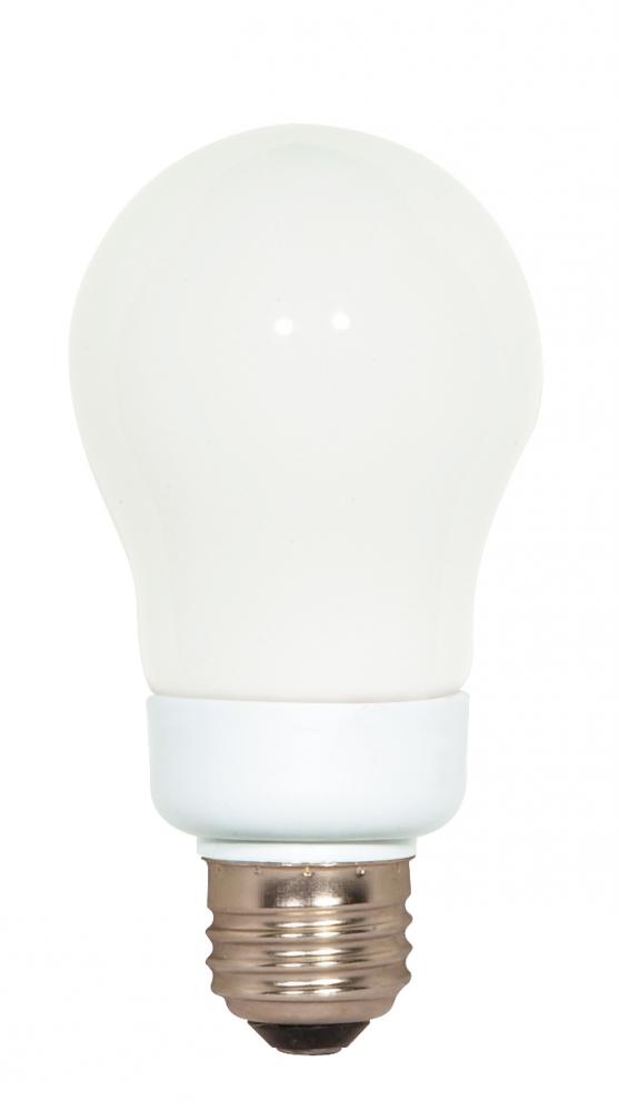 7 Watt; A19 Compact Fluorescent; 5000K; 82 CRI; Medium base; 120 Volt