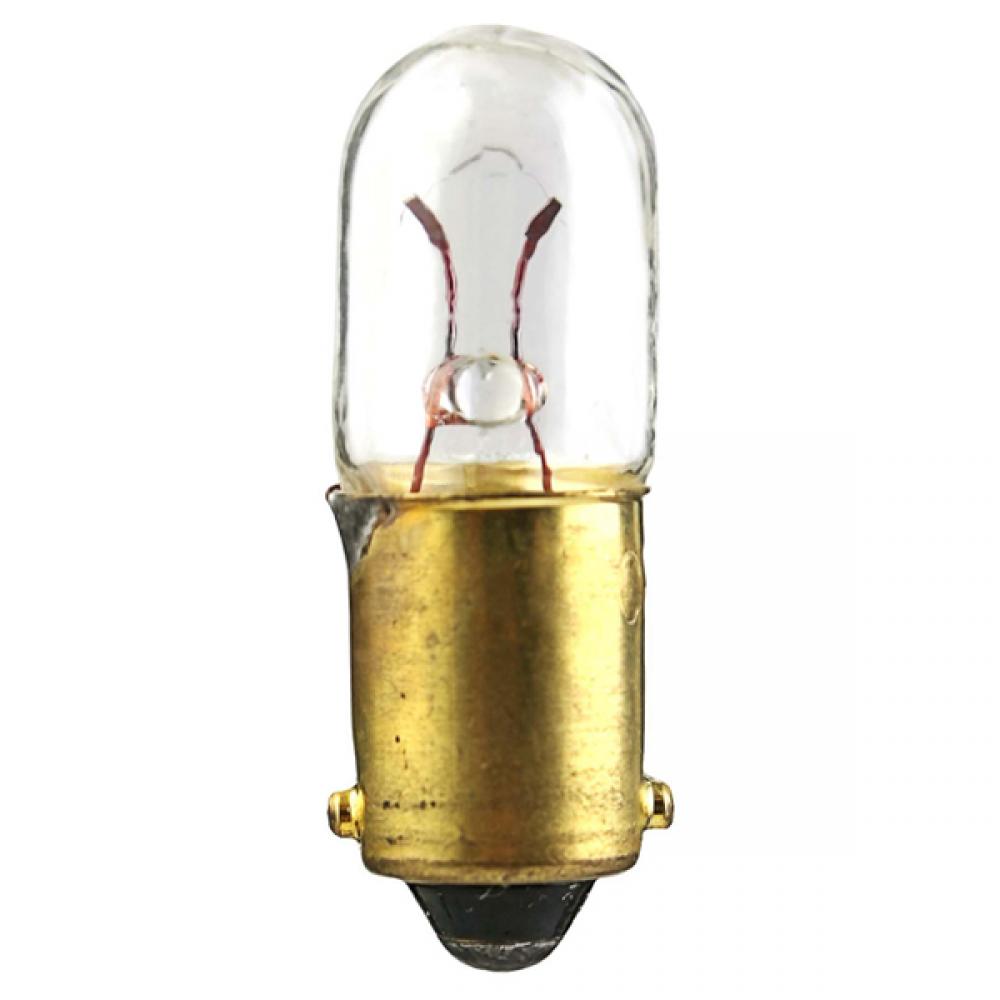 1.58 Watt Miniature; T3-1/4; 5000 Average rated hours; Miniature bayonet base; 6.3 Volt