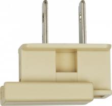 Satco Products Inc. 90/716 - Slide Plug; Polarized; 18/2-SPT-1; 8A-125V; Ivory Finish