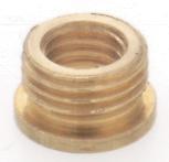 Satco Products Inc. 90/762 - Brass Reducing Bushing; Unfinished; 1/8 M x 1/4-27 F; With Shoulder