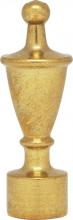 Satco Products Inc. 90/886 - Urn Finial; 1-3/4" Height; 1/8 IP; Burnished And Lacquered