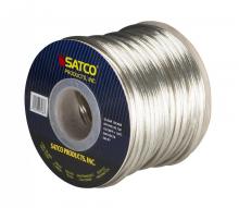 Satco Products Inc. 93/138 - Lamp And Lighting Bulk Wire; 18/2 SPT-1 105C; 250 Foot/Spool; Clear Silver