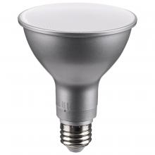 Satco Products Inc. S11587 - 11 Watt PAR30LN LED; Medium Base; Silver Finish; CCT Selectable; 120 Volt; 60 Degree Beam Angle