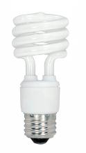 Satco Products Inc. S6237 - 13 Watt; Mini Spiral Compact Fluorescent; 5000K; 82 CRI; Medium base; 120 Volt; 4-pack