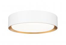 Z-Lite 1014F12-MW-MGLD-LED - 1 Light Flush Mount