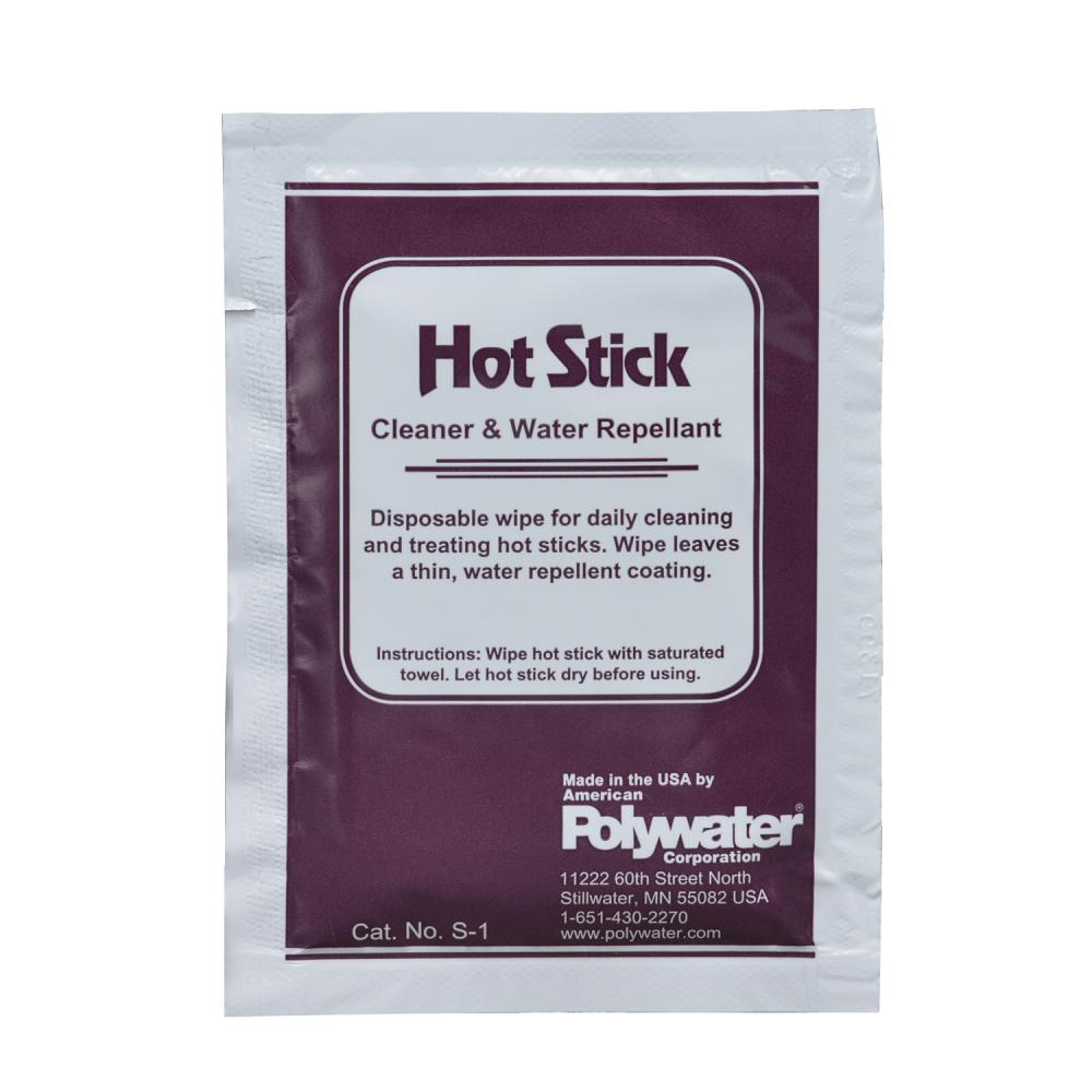 Hot Stick Cleaner/Water Repellent Wipe