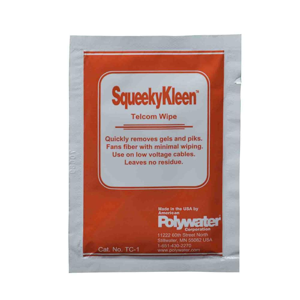 SqueekyKleen™ Telcom Cleaner-Saturated Wipe