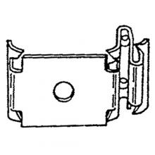 APPOZGCOMM MSC0BN - METAL STUD CLIP FOR OUTL BOX
