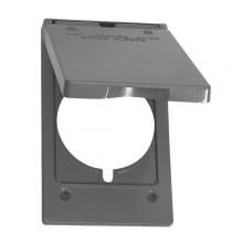 APPOZGCOMM WVP211 - 1 GANG OUTLET CVR FOR RCPT 20A-50A GRY