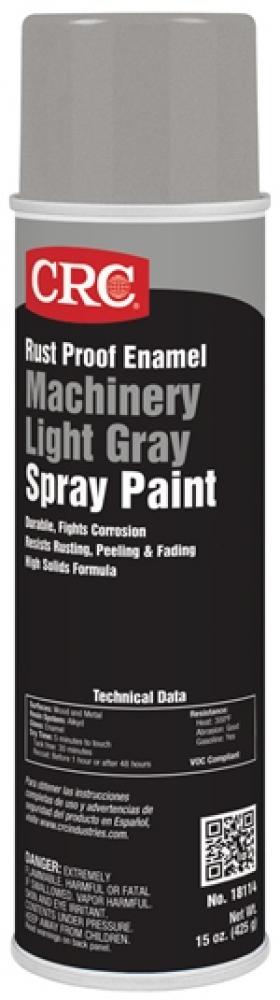 Enamel Spray Paint-Light Gray, 15 Wt Oz