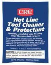 CRC Industries 04110 - HOT LINE TOOL CLEANER & PROTECTANT WIPES